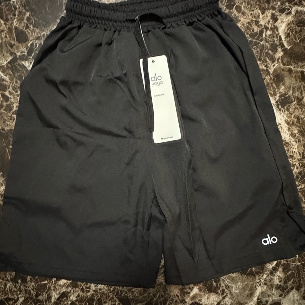 ALO Yoga Men's Athletic Black Shorts